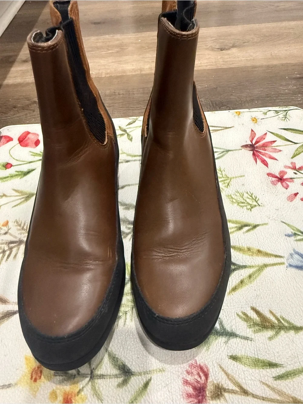 Forsake Sofia Chelsea Women's Two-Tone Brown & Black Chelsea Boot